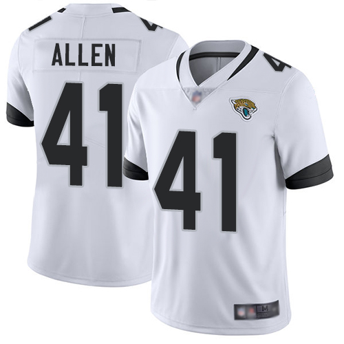 Jacksonville Jaguars 41 Josh Allen White Youth Stitched NFL Vapor Untouchable Limited Jersey